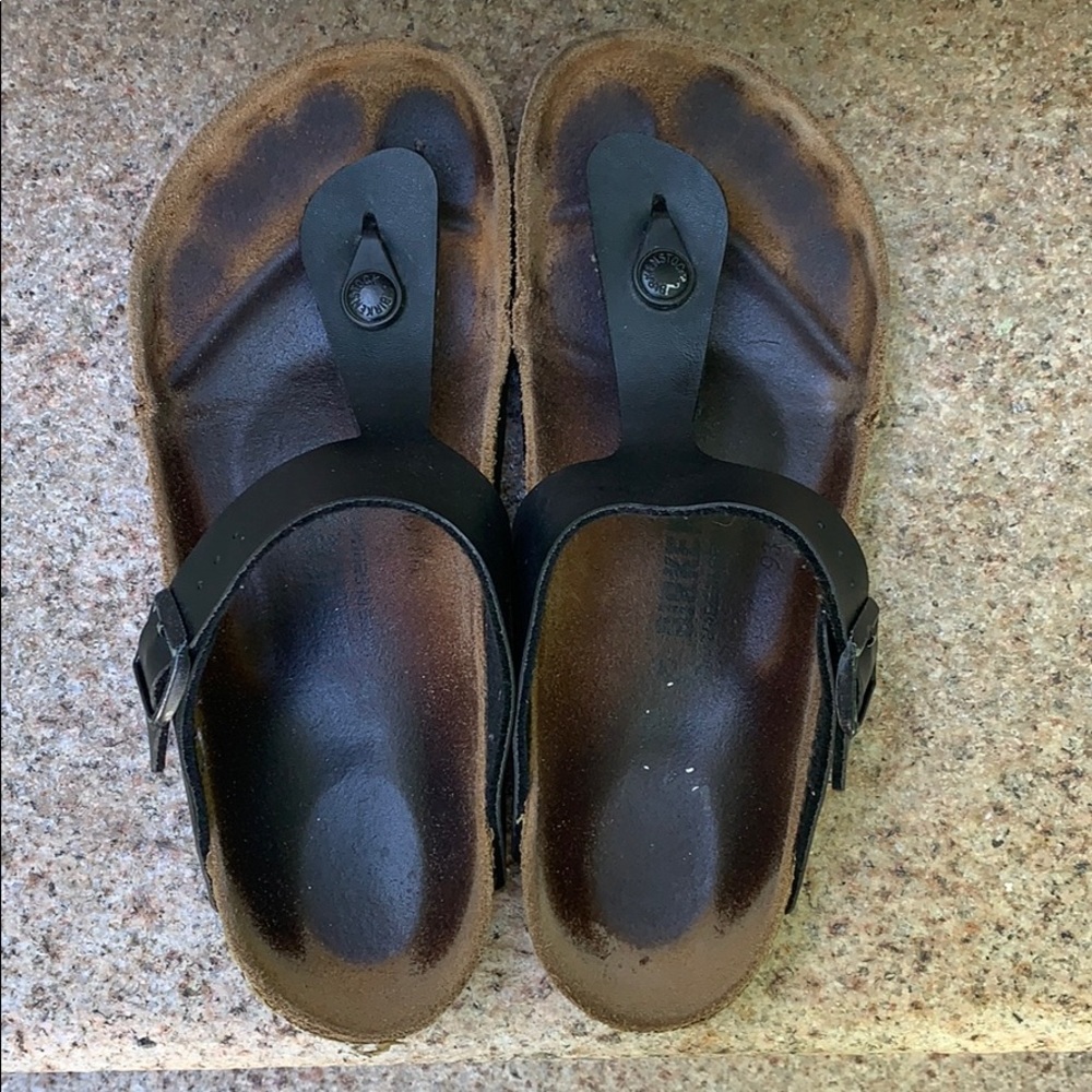 Birkenstock Black Gizeh Sandals